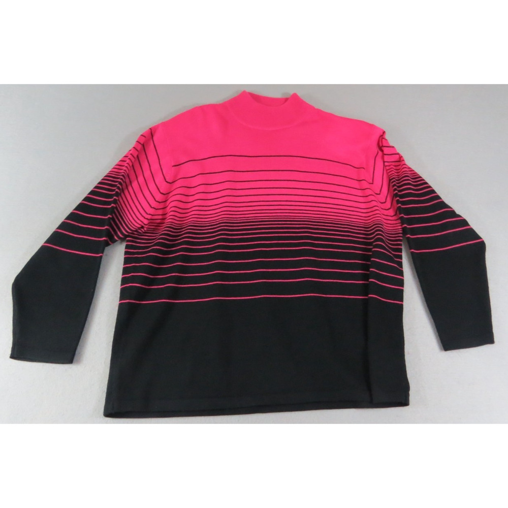 Vintage Karen Scott II Merino Wool Hong Kong Cottagecore Women's Sweater Plus 2X